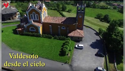 VALDESOTO visto desde el cielo.