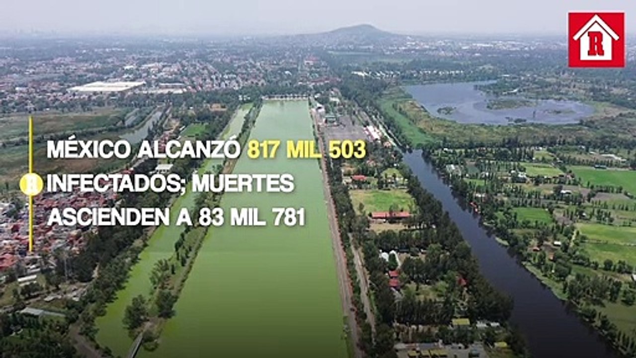 México alcanzó 817 mil 503 positivos; decesos ascienden a 83 mil 781