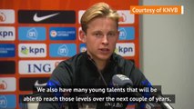 Netherlands can reach world class level in the coming years - de Jong