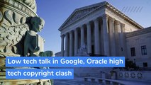 Low tech talk in Google, Oracle high tech copyright clash, and other top stories in technology from October 11, 2020.