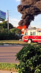 Powerline Sets Boat Ablaze