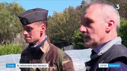 Alpes-Maritimes : retrouvailles avec leur sauveur