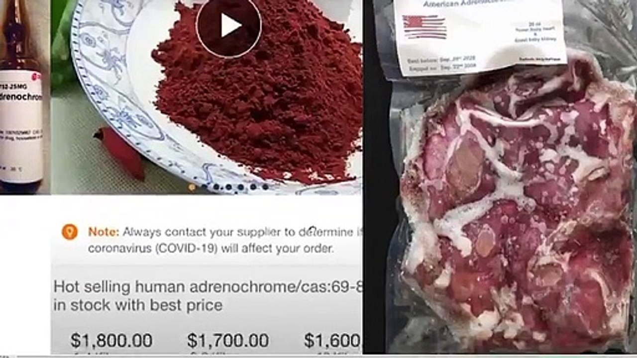 Adrenechrome Extraction from children Part 1