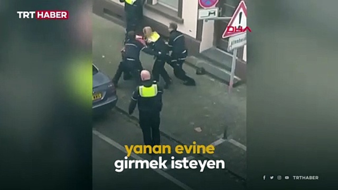 Almanya'da polis şiddeti kamerada