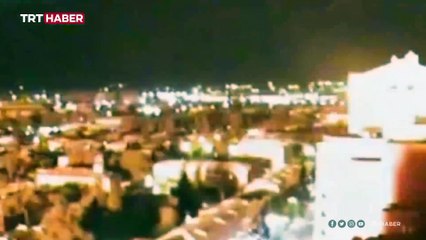 Gence'ye yapılan saldırıya dair yeni görüntüler