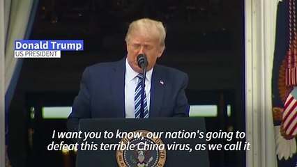 Trump appears before hundreds of supporters for his first public event since contracting Covid-19