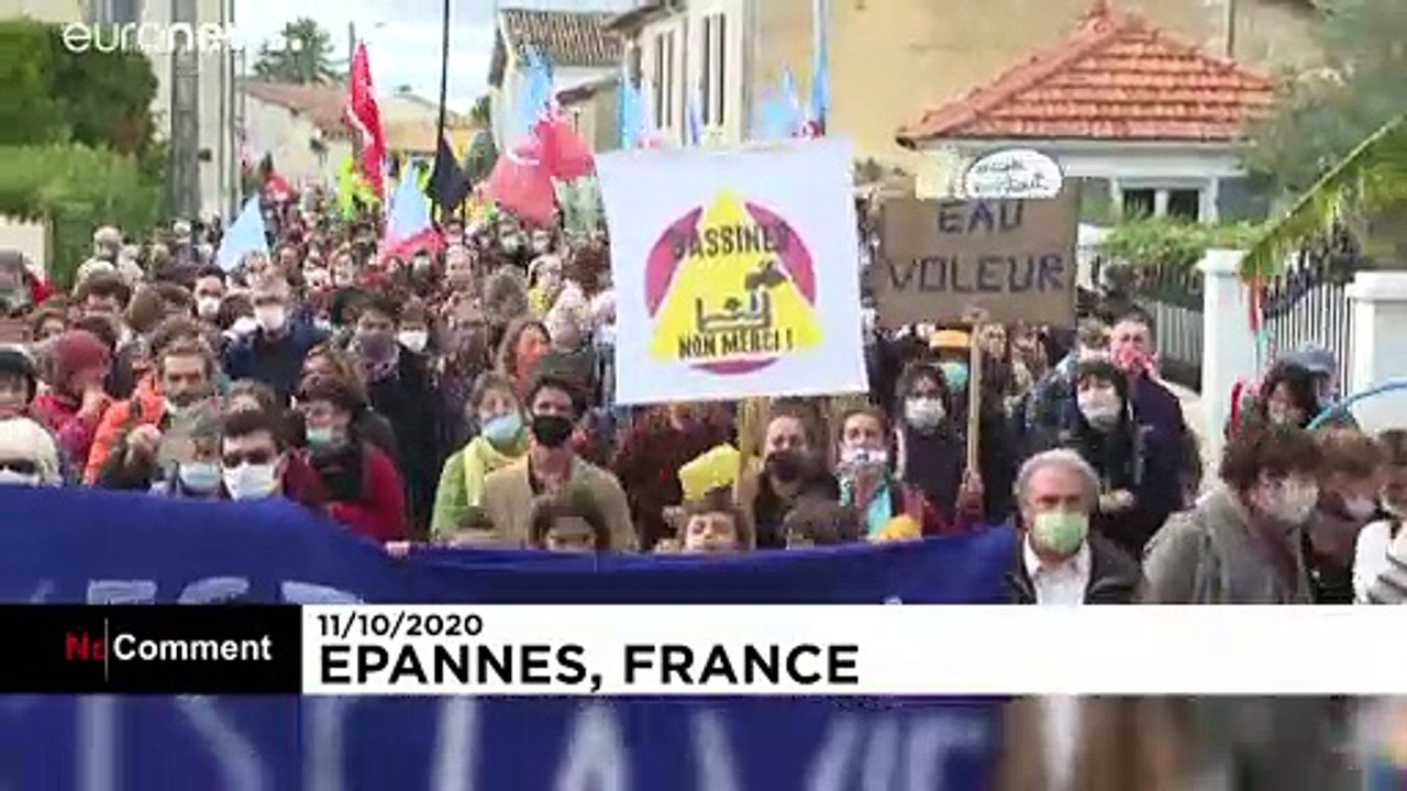 Öko-Protest in Frankreich: 'Hände weg von unserem Wald!'