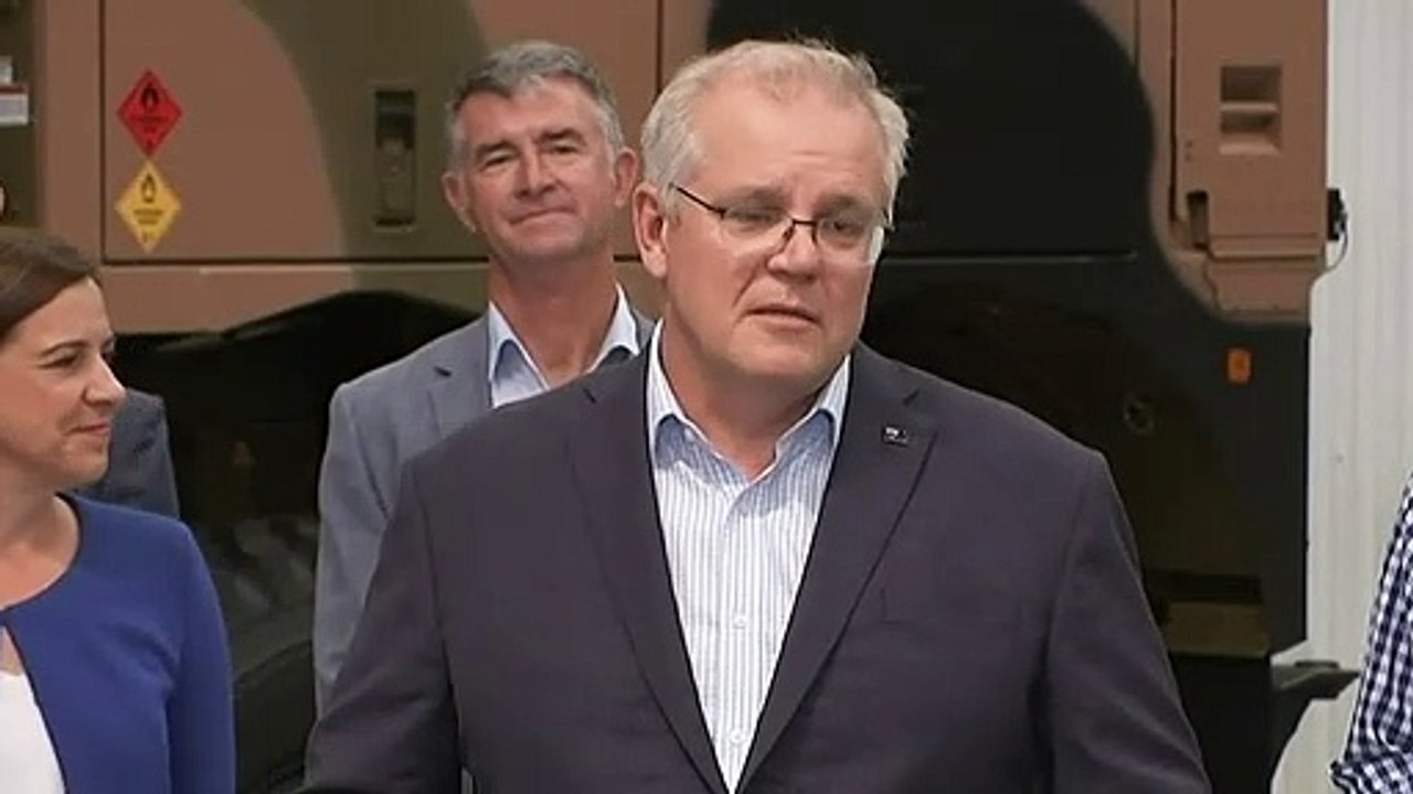 PM campaigns with Queensland LNP ahead of state election