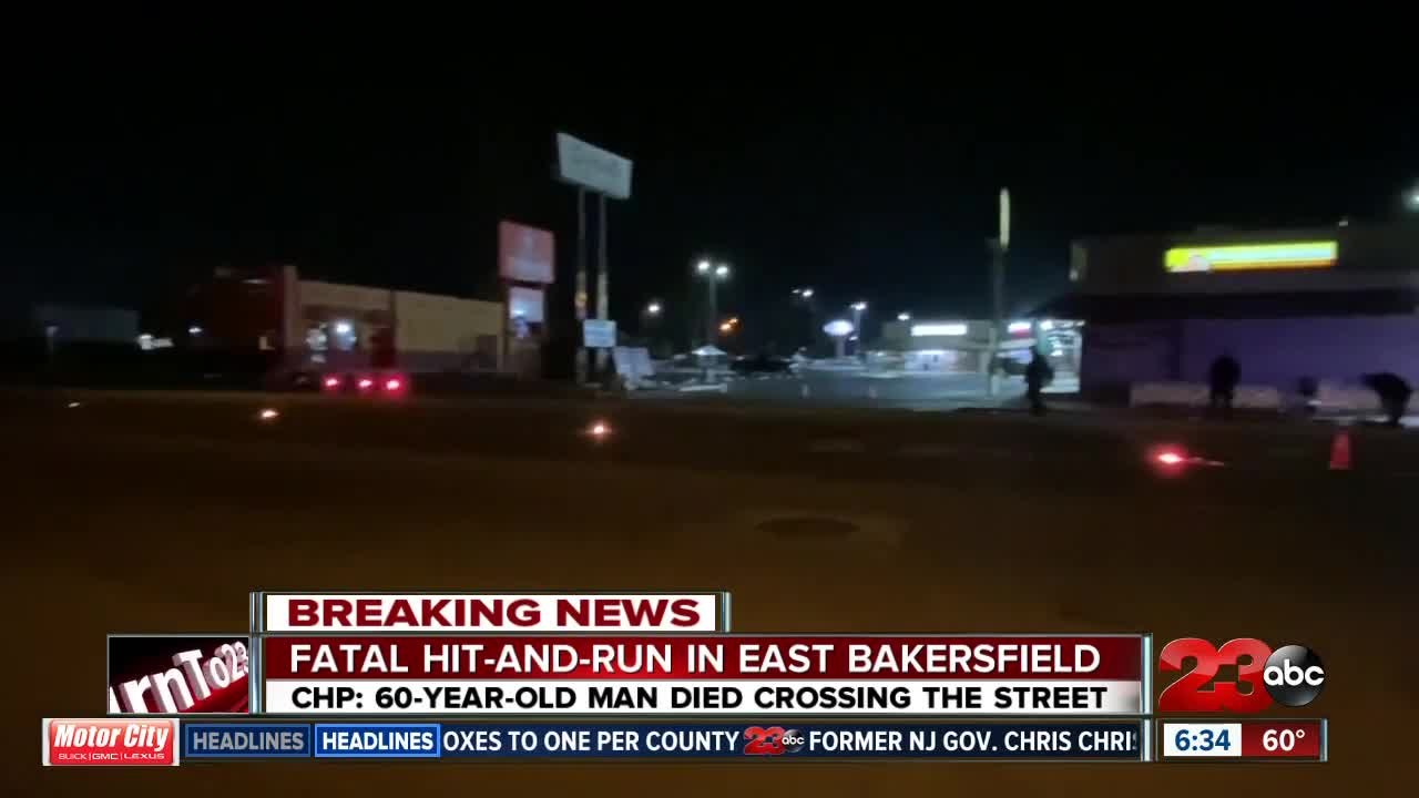 Fatal hit-and-run in East Bakersfield