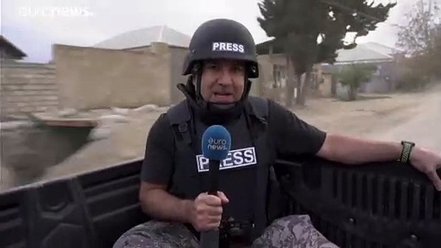 Haut-Karabakh : des villages fantômes, l'équipe d'Euronews embarquée avec l'armée azerbaïdjanaise