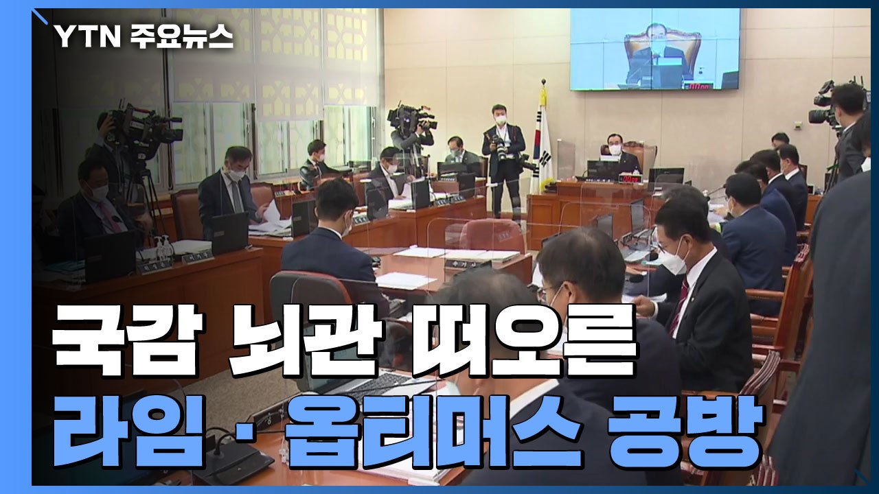 국감 뇌관 떠오른 라임·옵티머스...곳곳에서 공방 / YTN