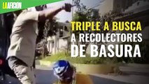 Triple A busca a recolectores de basura que sorprendieron con show de lucha libre