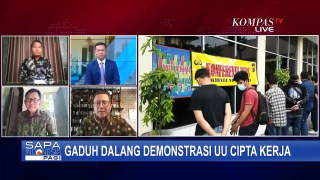 Gaduh Dalang Demonstrasi Undang-Undang Cipta Kerja