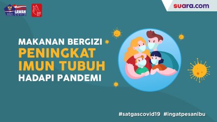Videografis: Makanan Bergizi Peningkat Imun Tubuh Hadapi Pandemi