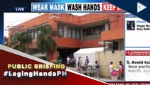 #LagingHanda | DILG Region XI, iminungkahi ang pagpapatayo ng isolation facility dahil sa tumataas na kaso ng COVID-19 sa rehiyon