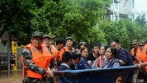 China Flood- Fresh Rains and Mudslides Hits Sichuan China - Thousands Evacuated - Three gorges dam