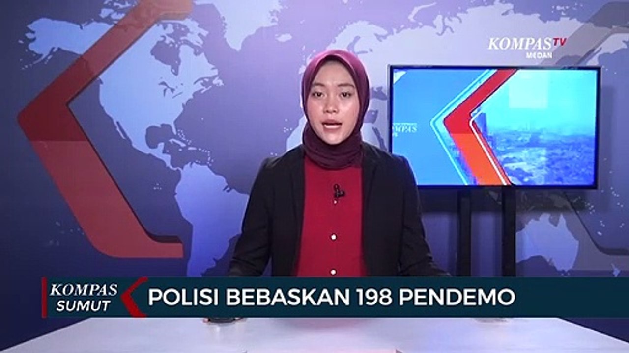 Polisi Bebaskan 198 Pendemo UU Cipta Kerja
