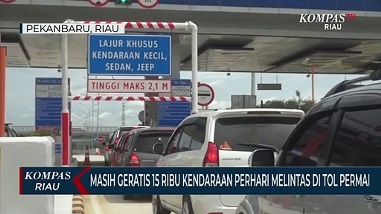 Masih Gratis 15 Ribu Kendaraan Perhari Melintas Di Tol Permai