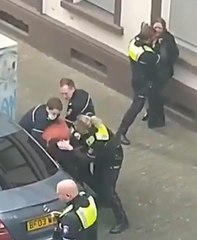 Polisin vatandaşa müdahalesi isyan ettirdi