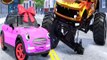 Monster Truck Saves a Lady's Car, But is Left Without a Wheel | Wheel City Heroes (WCH)