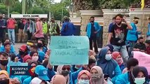 Bawa Keranda PMII Jambi Tolak UU Omnibus Law Cipta Kerja