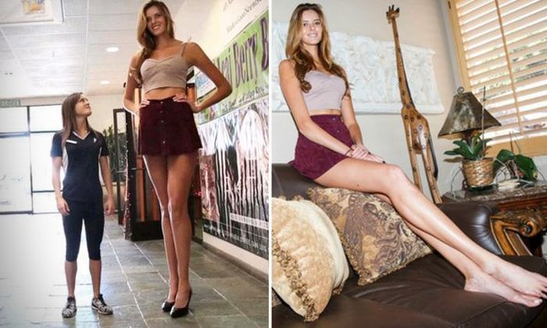 Traitée de «girafe» à l’école, elle devient la mannequin aux plus longues jambes des USA