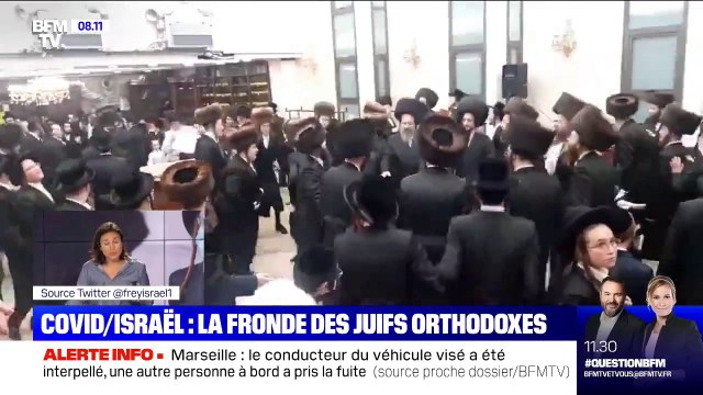 En Israël, une partie de la communauté juive orthodoxe s'oppose aux règles sur le Covid-19