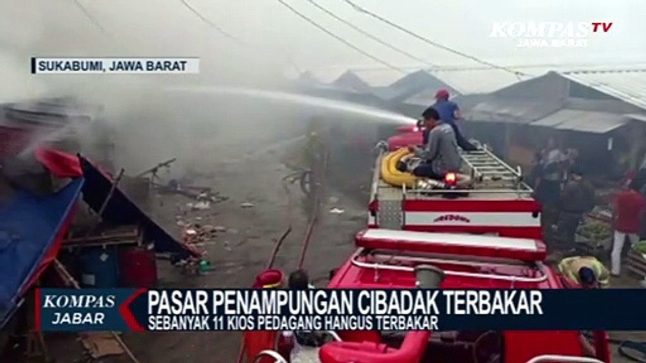 Video Amatir, Pasar Penampungan Terbakar
