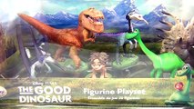 Disney Store The Good Dinosaur Toys Figurine Playset Arlo & Spot Toy Review Unboxing