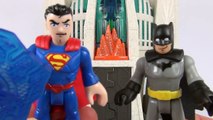 IMAGINEXT Batman vs Superman Hall Of Justice DC Super Friends Playset Toy Unboxing Video