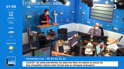 La matinale de France Bleu Occitanie du 12/10/2020