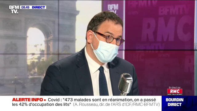 Aurélien Rousseau (directeur de l'ARS Île-de-France): Dans les lits de réanimation, 24% des malades sont dans le privé