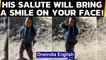 Ladakh: A video of a soldier teaching a little boy how to salute correctly goes viral|Oneindia News