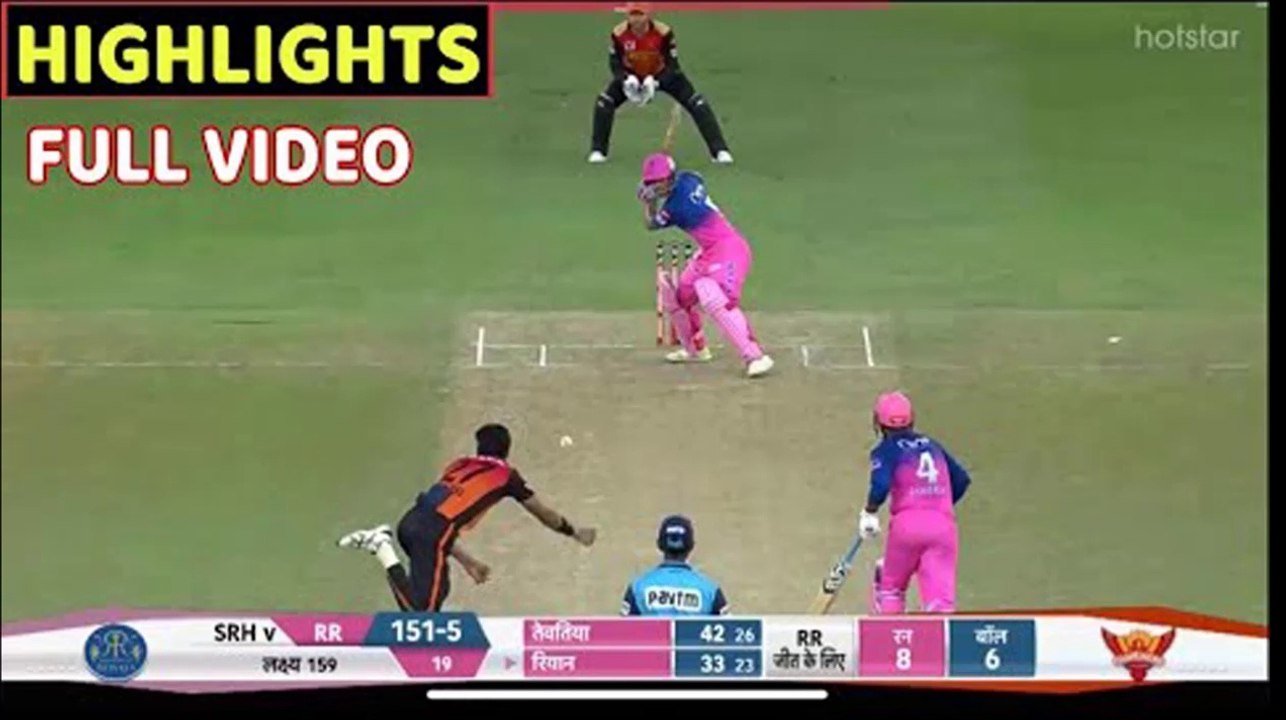 Sunrisers hyderabad vs Rajasthan royals 26th IPL Full Highlights • SRH VS RR HIGHLIGHTS