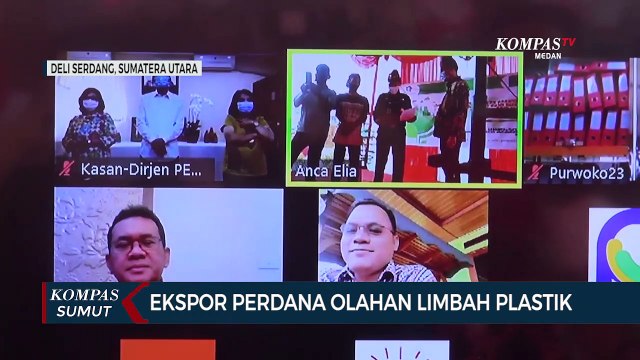 Ekspor Perdana Olahan Limbah Plastik