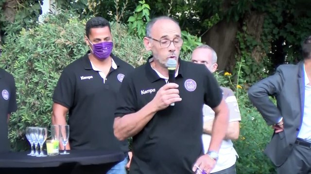 extrait du discours du coach Gilles Derot et du président Alain Felzen