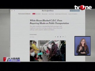 Pemerintah AS Blokir Aturan Pakai Masker di Angkutan Publik