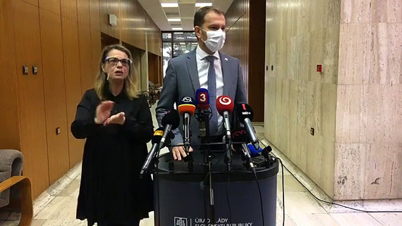 20201012 Matovic Pred rokovaním vlády