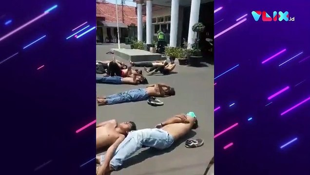 Viral Remaja Dihukum Jemur di Aspal Panas oleh Polisi