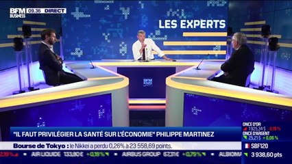 Les Experts : "Il faut privilégier la santé sur l'économie", Philippe Martinez - 12/10