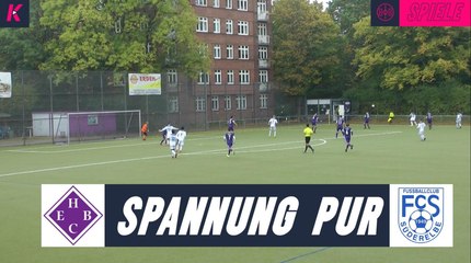 Download Video: Spannendes Duell bei Hamburger Schietwetter | HEBC II – FC Süderelbe II (Bezirksliga Süd)