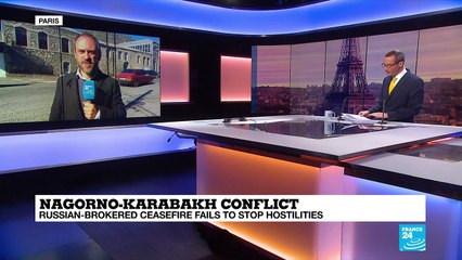 Nagorno-Karabakh: Russian-brokered ceasefire frays as both sides allege attacks