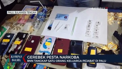 BNN Tangkap Satu Orang Keluarga Pejabat Di Palu