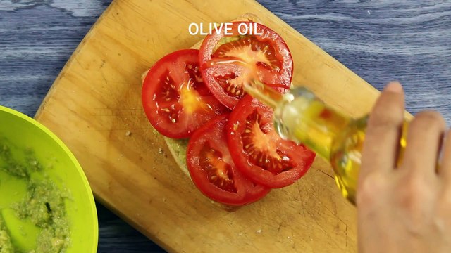 How to make AVOCADO TOMATO TOAST - Vegan Breakfast Recipes x 4