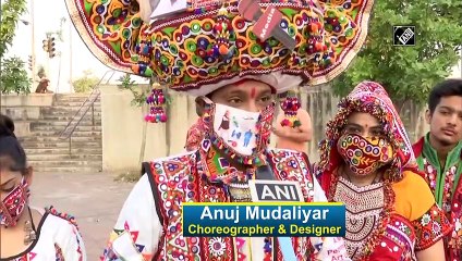 Garba dancer designs special PPE kit-themed Navratri costume