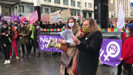 Rassemblement féministe «My body, my choice» pour le droit à l'avortement