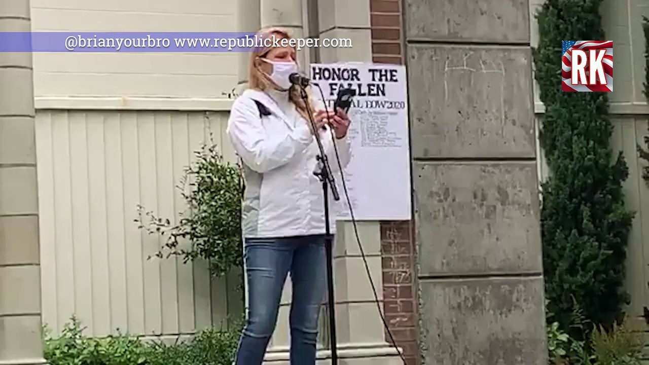 Back the Blue Rally Seattle - I listed my house and can't wait