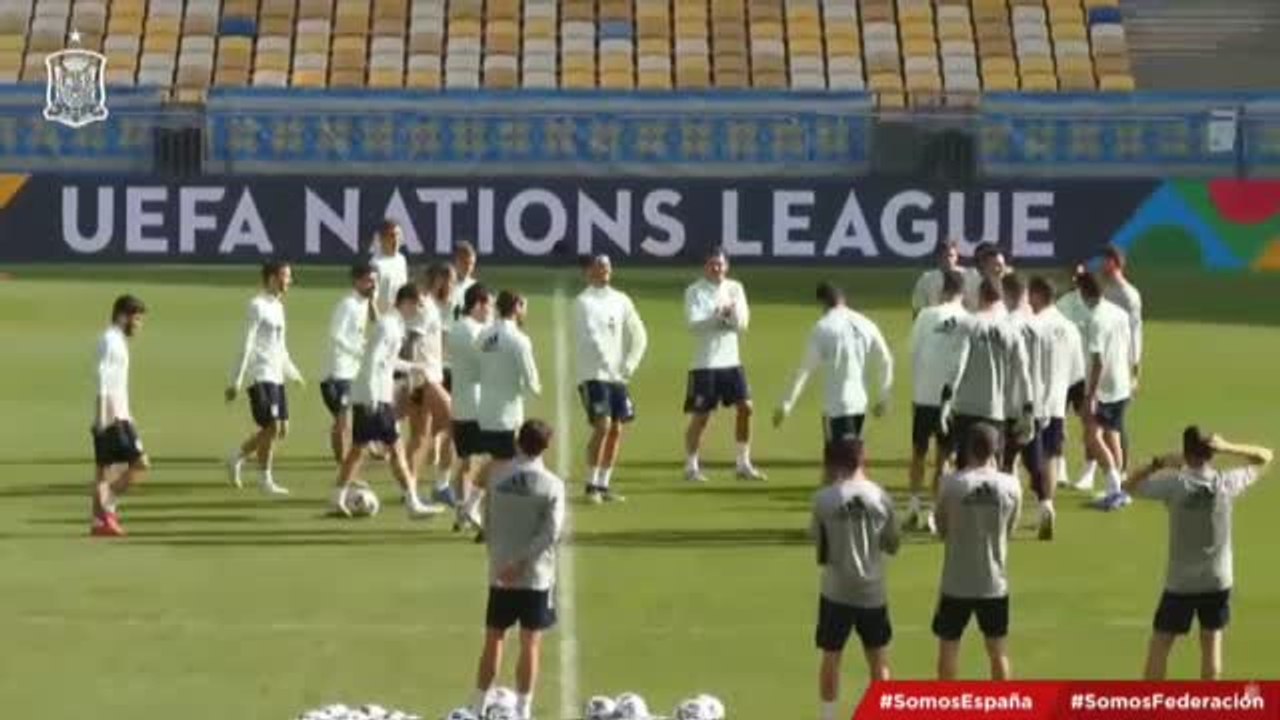 La Selección a punto para medirse a Ucrania