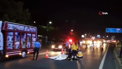 Yola fırlayan yaya feci şekilde can verdi