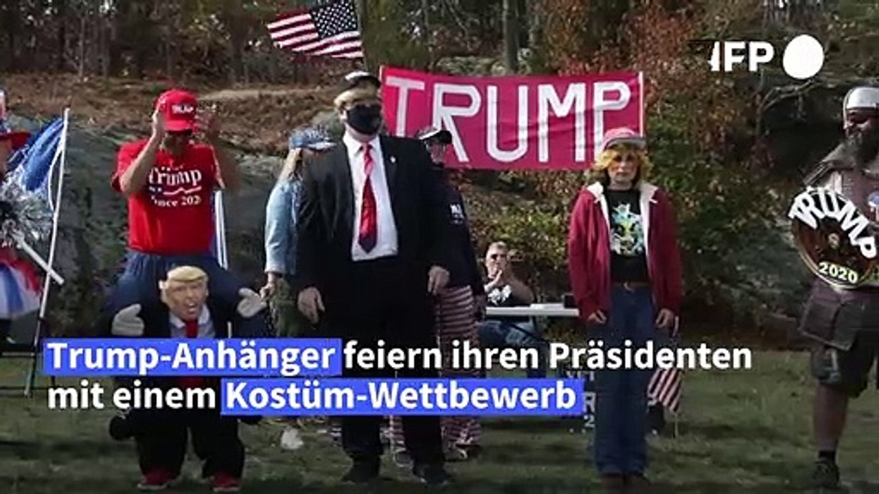 'Trumptober Fest': Kostüm-Spektakel im US-Wahlkampf
